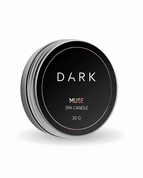 Dark spa candle MUSE, 30 g