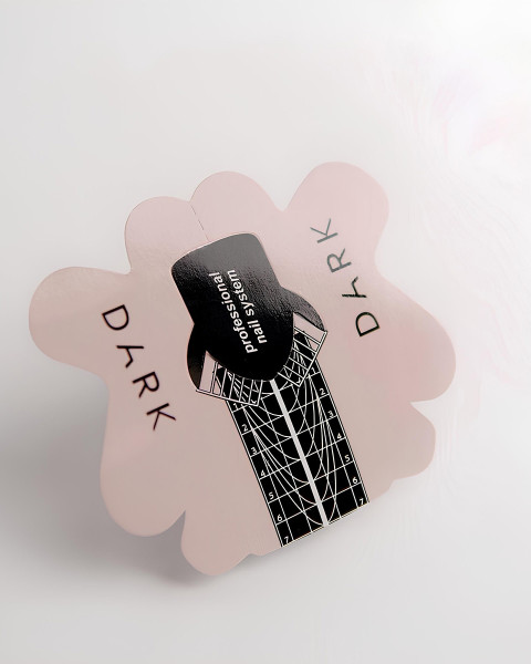 Formy do przedłużania DARK, 300 szt