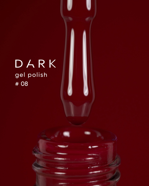 Dark gel polish 008, 6 ml