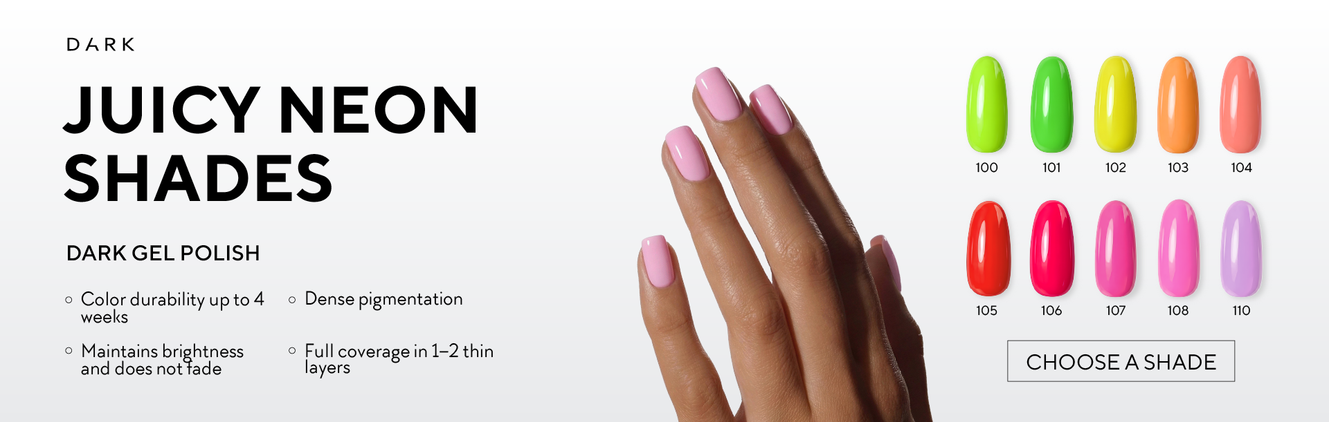  Vibrant neon hues 